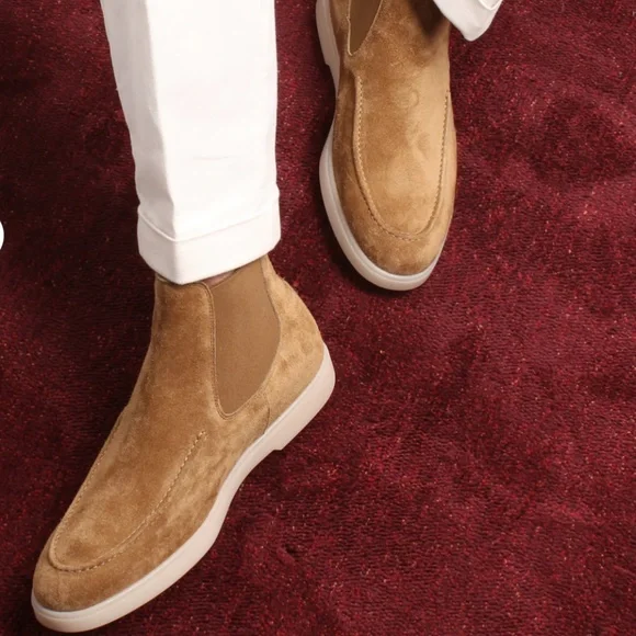 Aurélien City Chelsea Boots; Caramel; Size 41(US 8-8.5) Aurelien_voyager_chelsea_grain  main image 4
